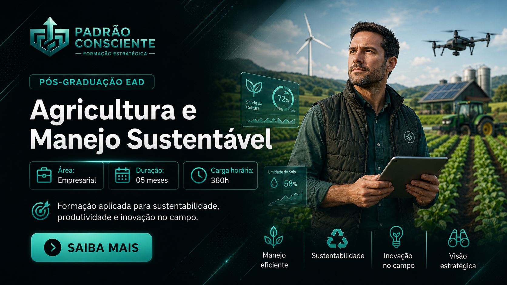 Especialização em Agricultura e Manejo Sustentável